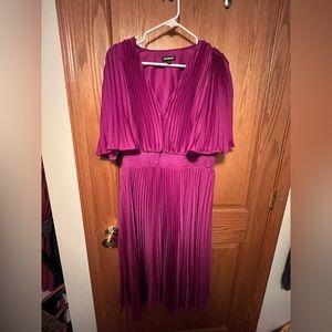 Express pleated dress